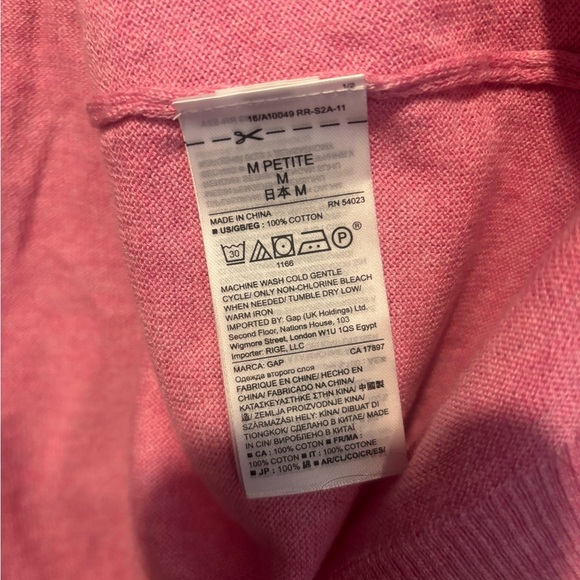 GAP pink scoop neck sweater - Picture 3 of 4